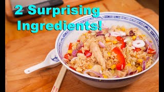 How To Make Chicken Fried Rice - Easy Recipe! And 2 surprising ingredients to make it extra tasty