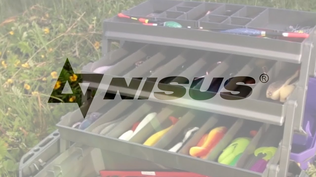 Видеообзор Ящик NISUS Tackle Box для приманок трехполочный