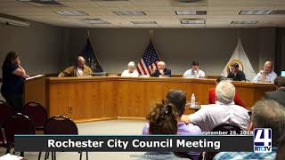 Rochester City Council - 09-25-18