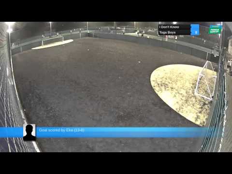 Goal scored by Hugo (14-9) - I Don't Know Vs Tuga Boys - 14-05-28 21:00 - DIV 4 - Wednesday
