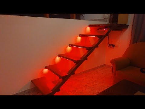 LED Stairs Project - Arduino based active by motion sensor