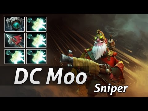 Electric Gun Sniper Mid by DC Moo 4 Mjolnir vs Megacreeps - Dota 2 Epic Moments