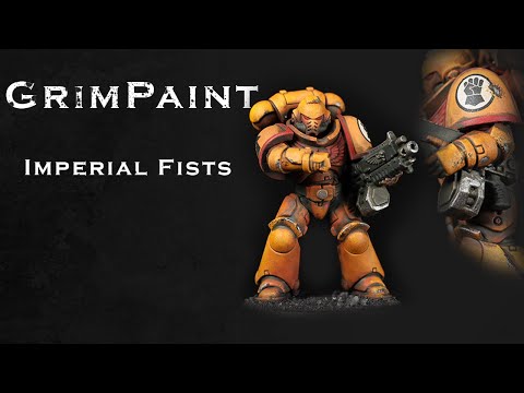 GrimPaint Imperial Fists – How to Paint a Grimdark Space Marine (Warhammer 40K Tutorial)