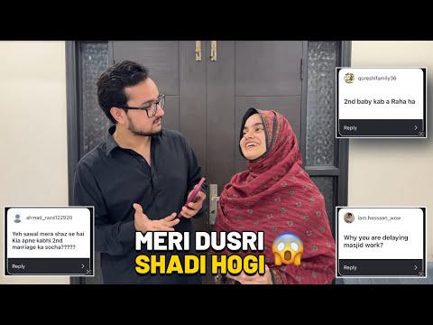 My last QnA of 2025🥹❤️|wife ny doosri shadi karny ki ijaazat dedi😅