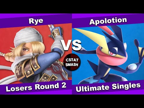 No Caps 27 Losers Round 2 - CV| Rye (Sheik) vs Apolotion (Greninja) - SSBU