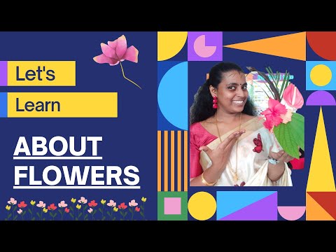 Neenu's early learning Let's know about flowers Online class for kids. Children education