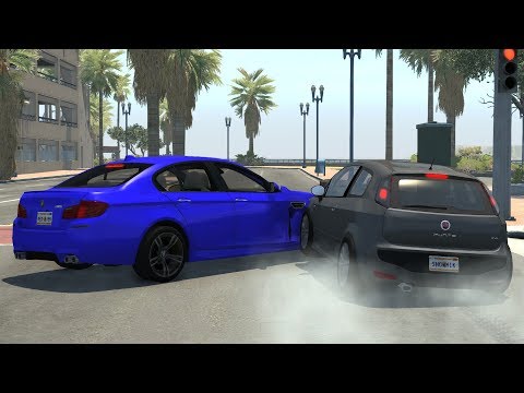 Crossroad Car Crashes #30 - BeamNG.Drive