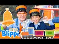 Blippi's Ultimate Train Challenge | Vehicle Video | Educational Videos for Kids