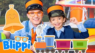 Blippi's Ultimate Train Challenge | Vehicle Video | Educational Videos for Kids