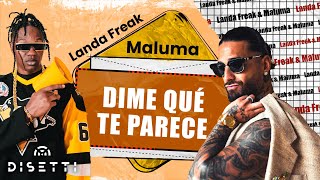Landa Freak Ft. Maluma - Dime Que Te Parece (Lyric Video)