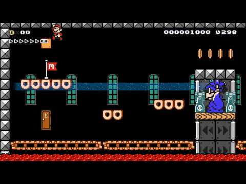 カメック像の城　Magikoopa Statue by けーね Keine 🍄 Super Mario Maker 2 #ado 😶 No Commentary