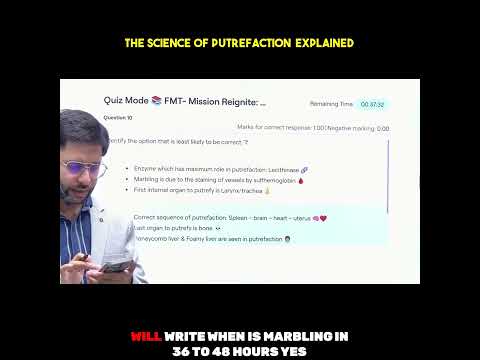 Unlock the Secrets of Putrefaction! 🧬💀 FOR RUHS MO EXAM PREPRATION