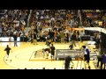 Guy dunks himself through Basketball Hoop ...