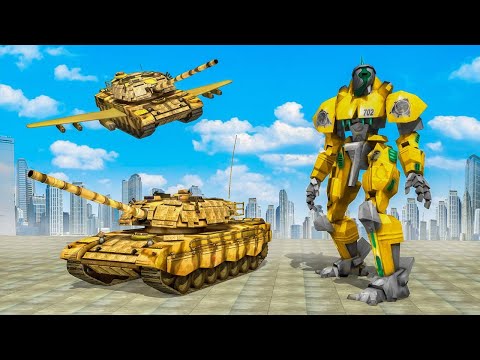 Flying Air Robot Transform Tank Robot Battle War (Robot Life Games) | Android Gameplay HD