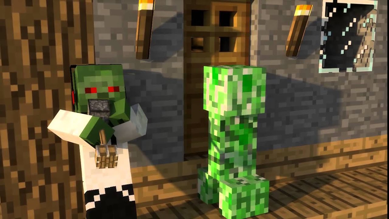 "When Herobrine Isn't Home" - Minecraft Animation