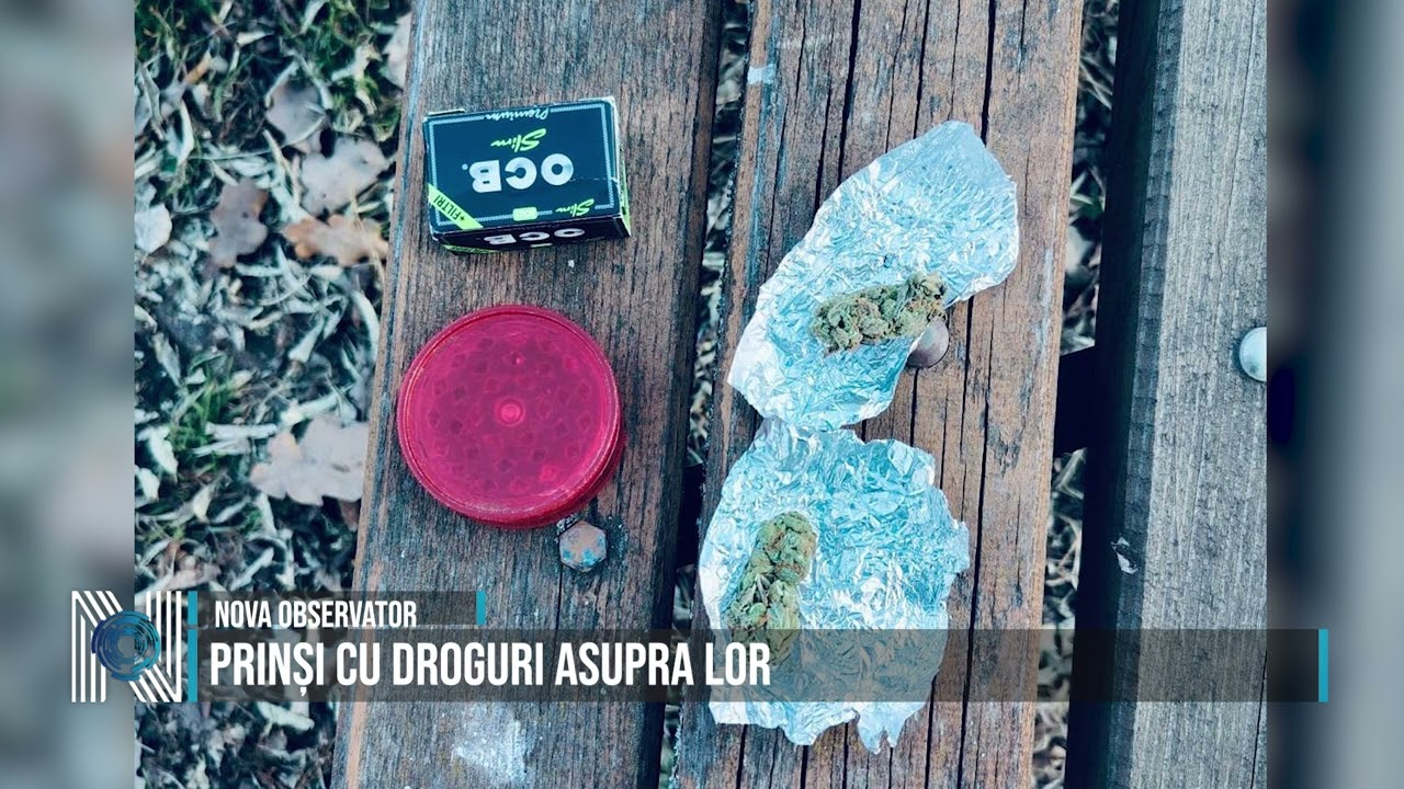 PRINȘI CU DROGURI ASUPRA LOR