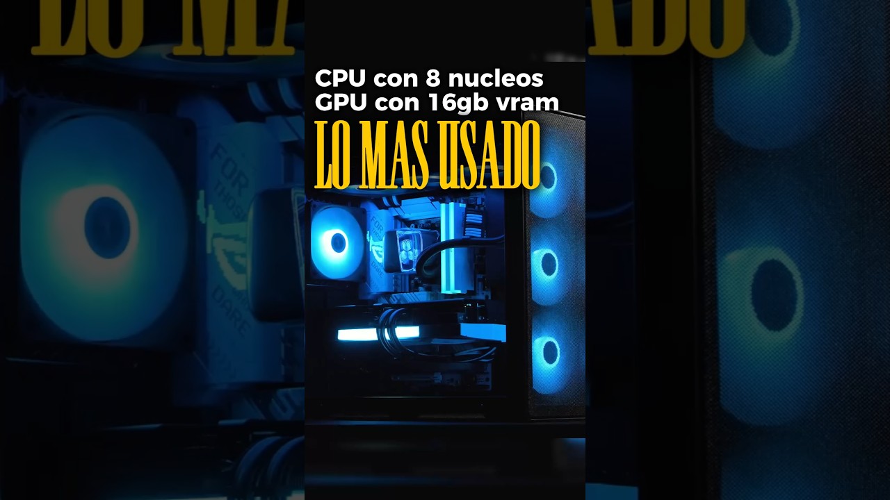 CPU's con 8 nucleos y GPU's con 16GB de vram son lo más usado para jugar #nvidia #amd #steam #pc
