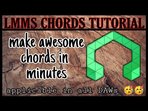 LMMS Tutorial 6 ¦¦ chord progression ¦¦ free instrument included ¦¦ basic to advance ¦¦ (the reemen)
