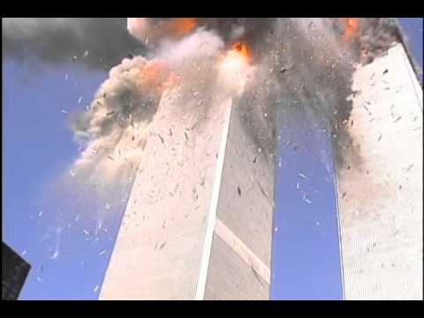 WTC 9/11 Second plane hit (Enhanced video)