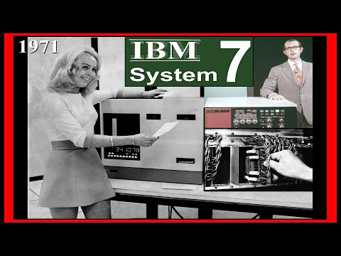 IBM System/7 Computer System, 1971, rare marketing film, partly restored, color, monolithic circuits