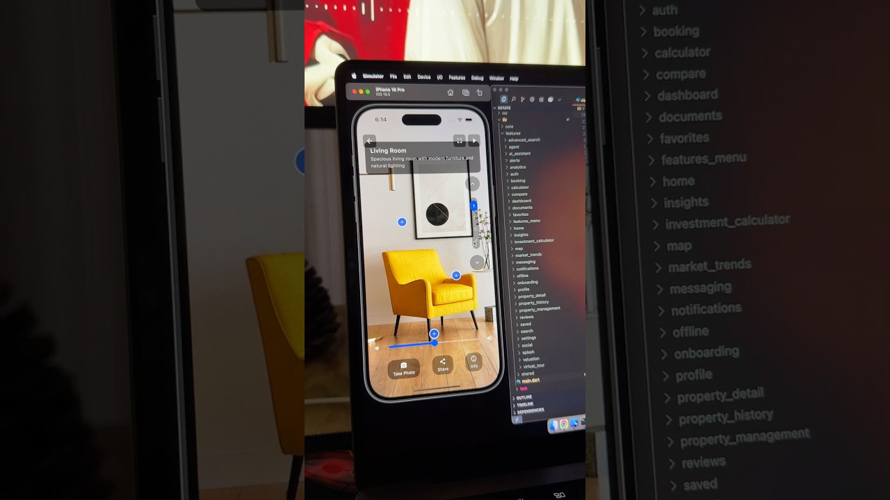 🏢 Property Management + AI Search | Flutter Real Estate UI Kit #shorts