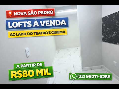 Lofts à Venda em Nova São Pedro | Ao Lado do Teatro e Cinema | A partir de R$ 80 Mil