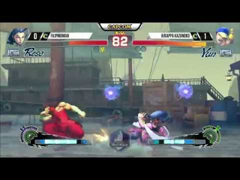 Filipinoman (Rose) vs Kazunoko (Yun) - Final Round 18 USF4 - 720p 60fps