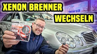 Mercedes E Klasse W211 Xenon Brenner Wechseln