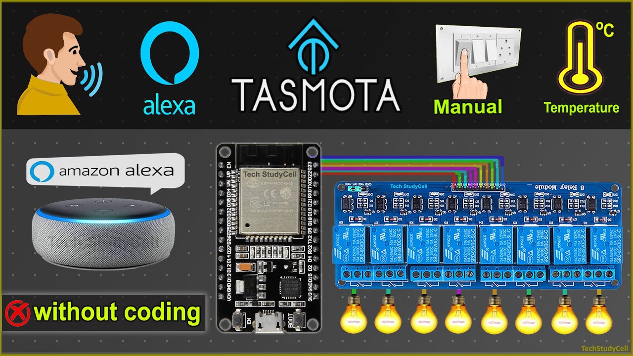 Home Automation with Tasmota using ESP32 and Alexa