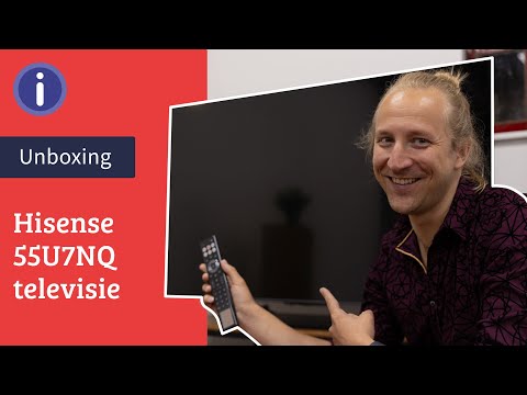 Unboxing: Hisense TV U7NQ 55 Inch met Robyn