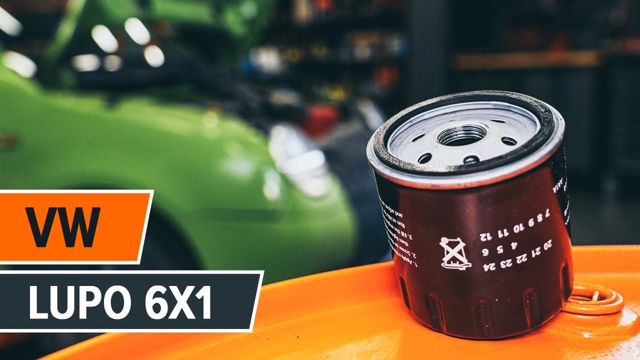 Πώς να αλλάξετε λαδια και φιλτρα λαδιου σε VW Lupo 6X1 βενζίνη - Οδηγίες αντικατάστασης