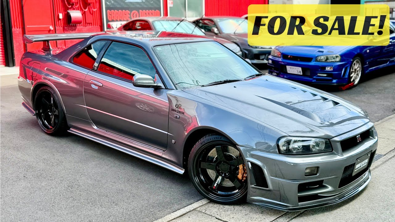 GARAGE DEFEND DEMO NISSAN SKYLINE GT-R R34 VSPEC FOR SALE!