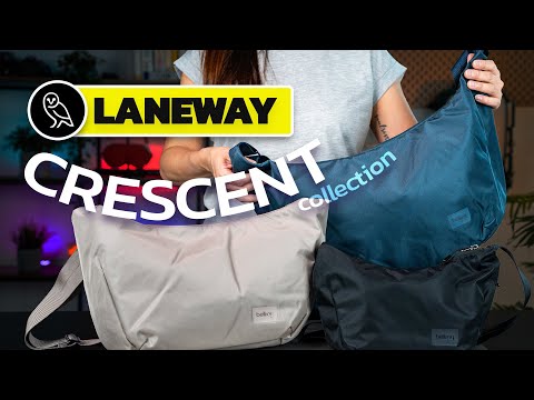 BELLROY LANEWAY CRESCENT BAG | Size Comparison Guide (12L vs 7L vs 2.5L)