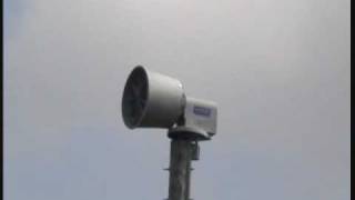 preview picture of video 'Midland High School, MI ASC RM-130 Tornado Siren Test May 1st, 2010'