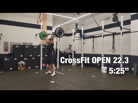 CrossFit open 22.3 (5:25") - Seokbeom Kim (#22point3)