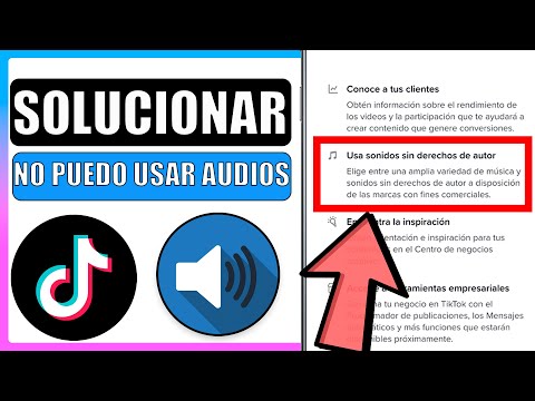 Tiktok no me deja usar audios (solucion)