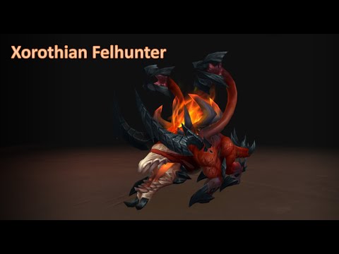 WoW Patch 10.1.5 - Xorothian (Red) Felhunter Transmog Unlock