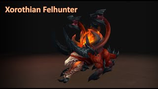 WoW Patch 10.1.5 - Xorothian (Red) Felhunter Transmog Unlock