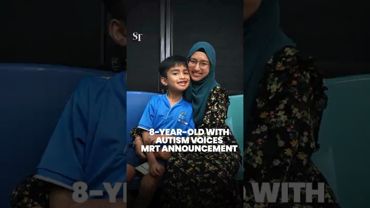 8-year-old boy with autism voices MRT announcement