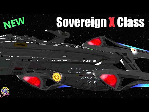 NEW Sovereign S X Class VS Scimitar/Galaxy/Sovereign - Star Trek Starship Battles