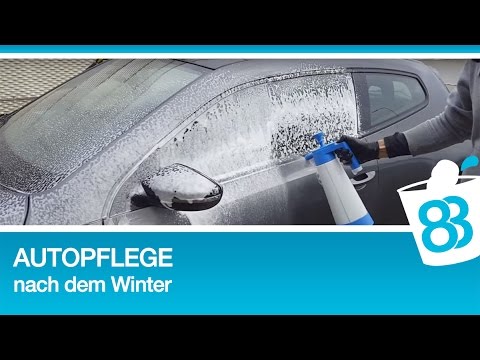 Autopflege nach dem Winter - Auto waschen in der SB Waschbox mit Alu Teufel Tuga Chemie