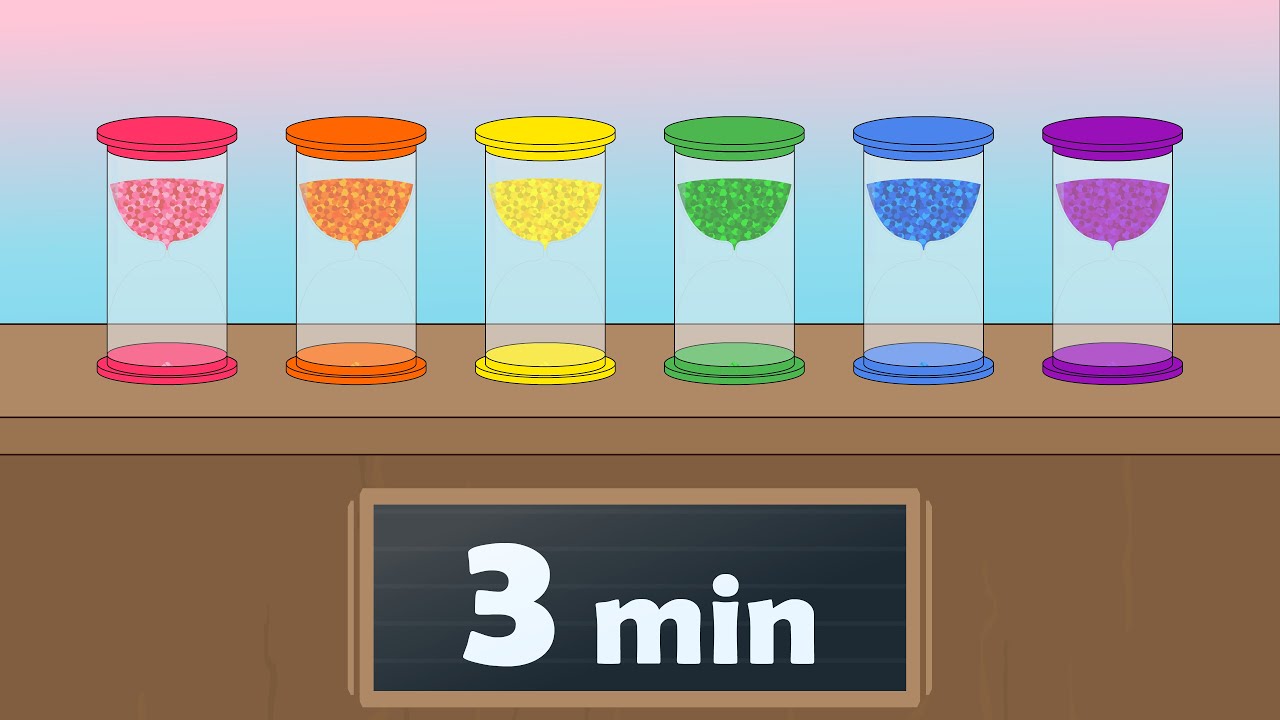3 Minute Timer (Rainbow Sand)