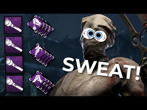 SWEATIEST 4 MAN SWF IN DBD VS MY NURSE! - Dead by Daylight!