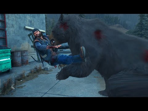 ZOMBIES vs. BÄR 💀 BÄR GREIFT ZOMBIES AN - ZOMBIE SPIEL 🎮 DAYS GONE