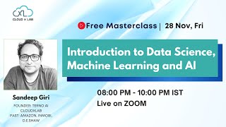 Introduction to Data Science, Machine Learning and AI