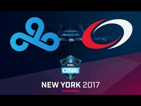 CS:GO - Cloud9 vs. compLexity [Train] Map 2 - Semifinal - ESL One New York 2017 NA Qualifier