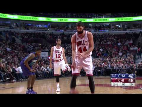 2015-11-13 NBA RS Nikola Mirotic vs Charlotte