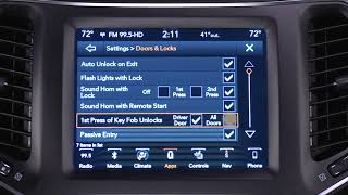 Customer Programmable Features-Unlocking customizable features of your Uconnect 4C/4C NAV