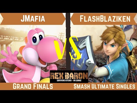 Rex Baron 12 Grand Finals - JMafia (Yoshi) Vs. FlashBlaziken (Link)