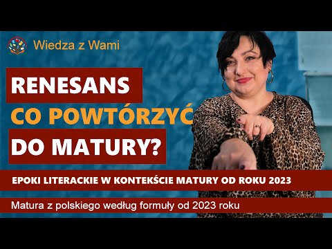 Renaissance - discussion of the era in line with the 2023 Matura exam curriculum